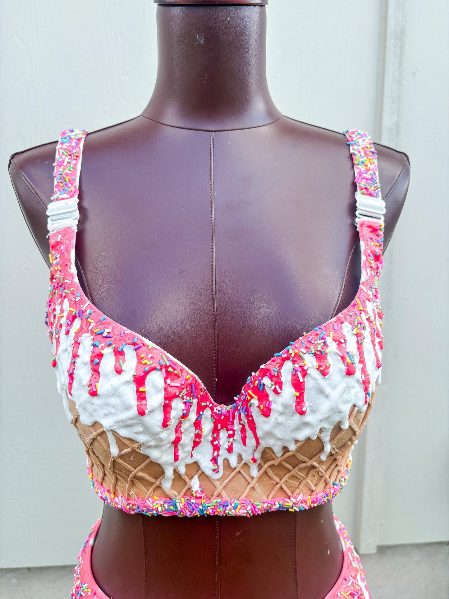 Customizable Dessert Bras - Cake Bra, Candy Bra, Blueberry Pie Bra, Cherry Pie Bra, Ice Cream Cone Bra