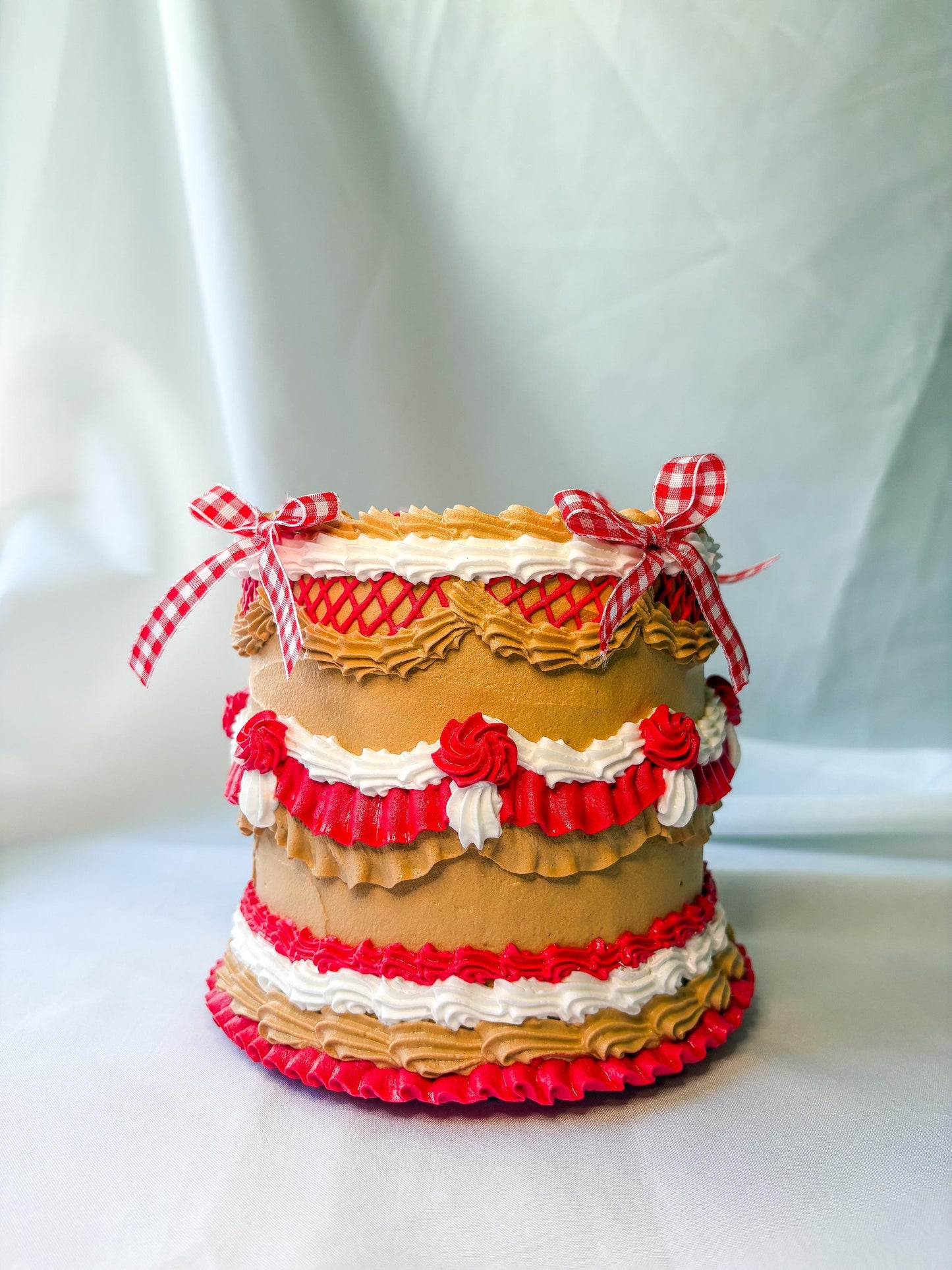 Fake Pecan Pie Tissue Holder