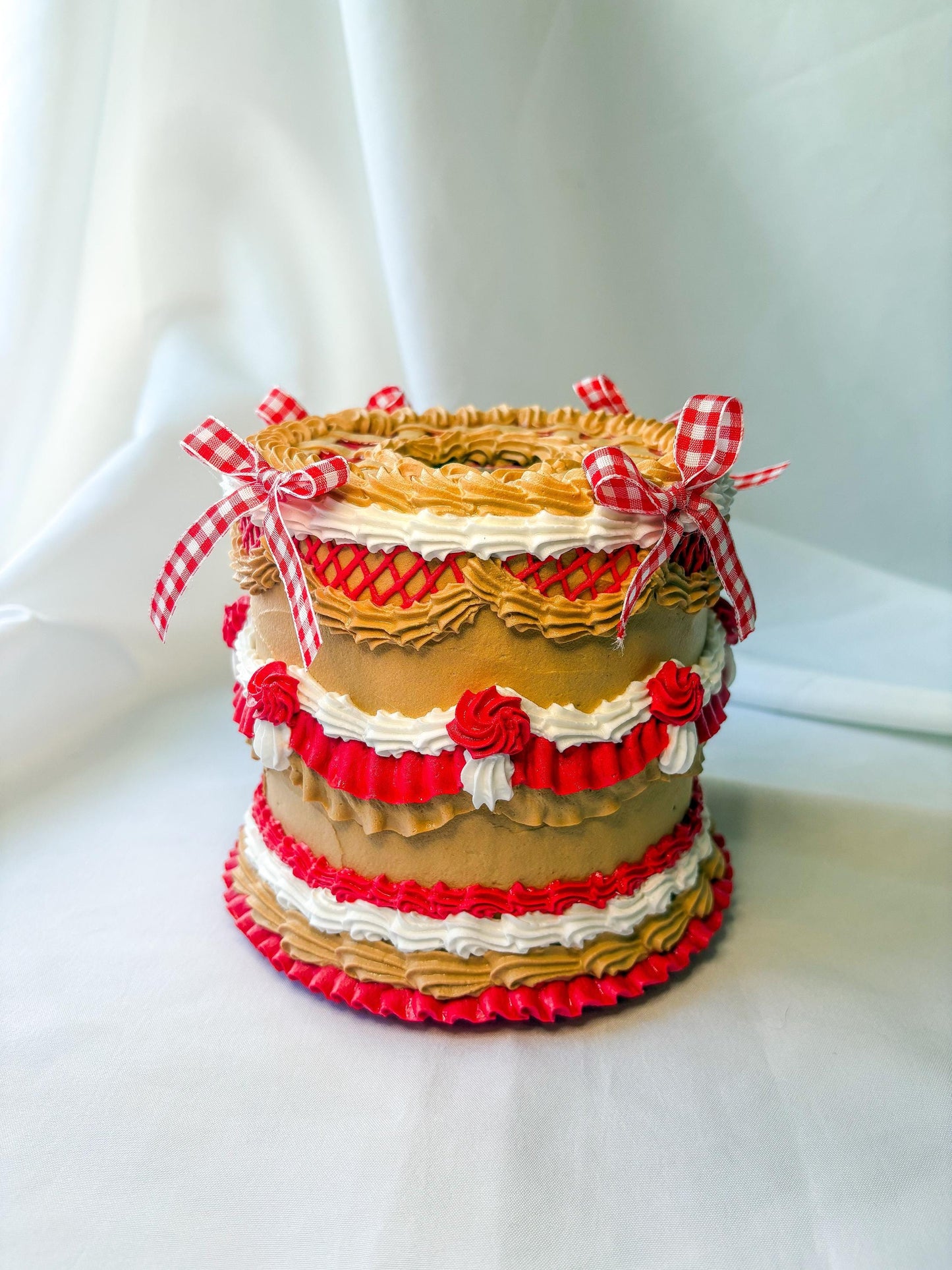 Fake Pecan Pie Tissue Holder