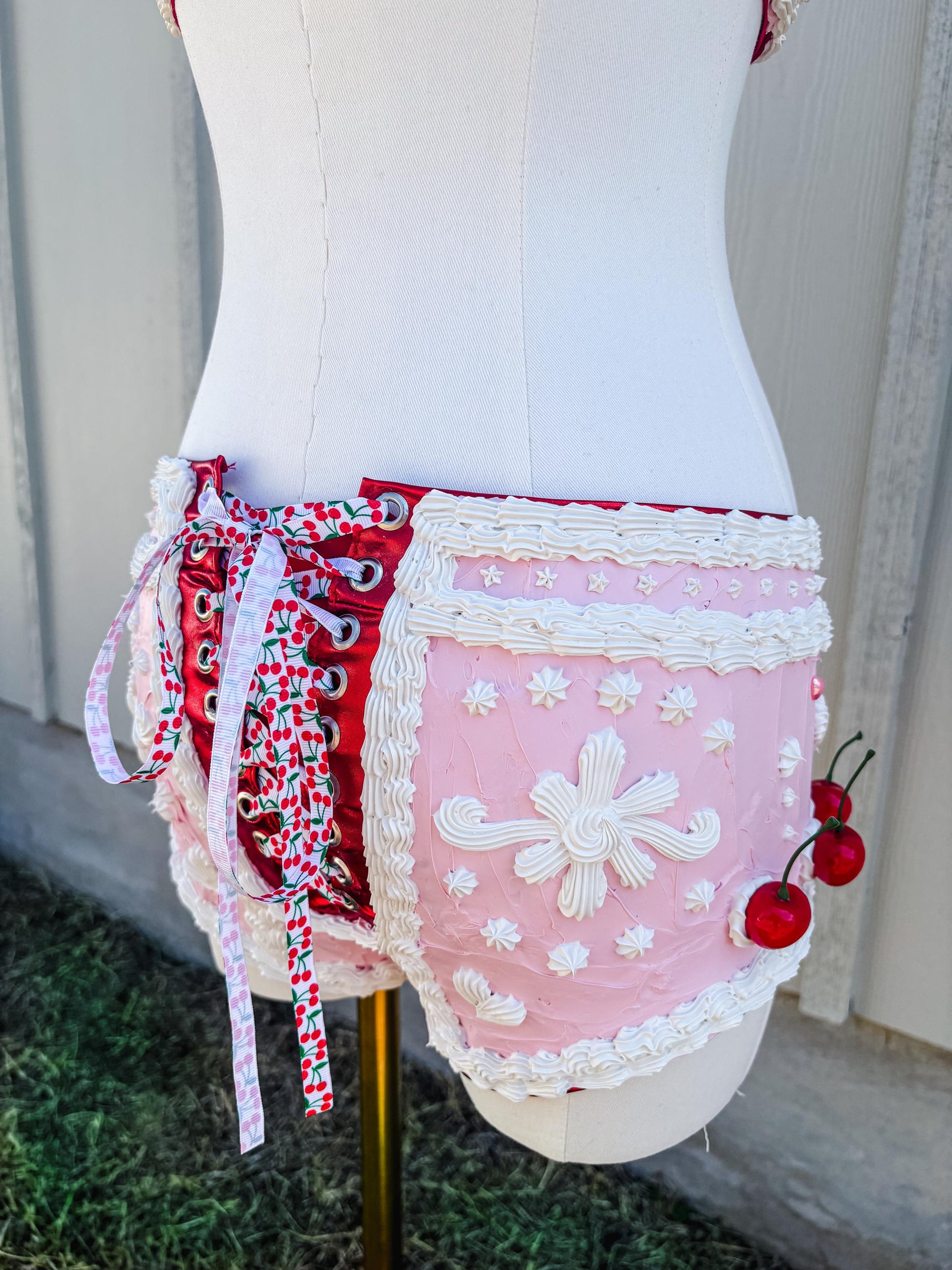 Customizable Dessert Couture Lingerie – Cherry Cake Set