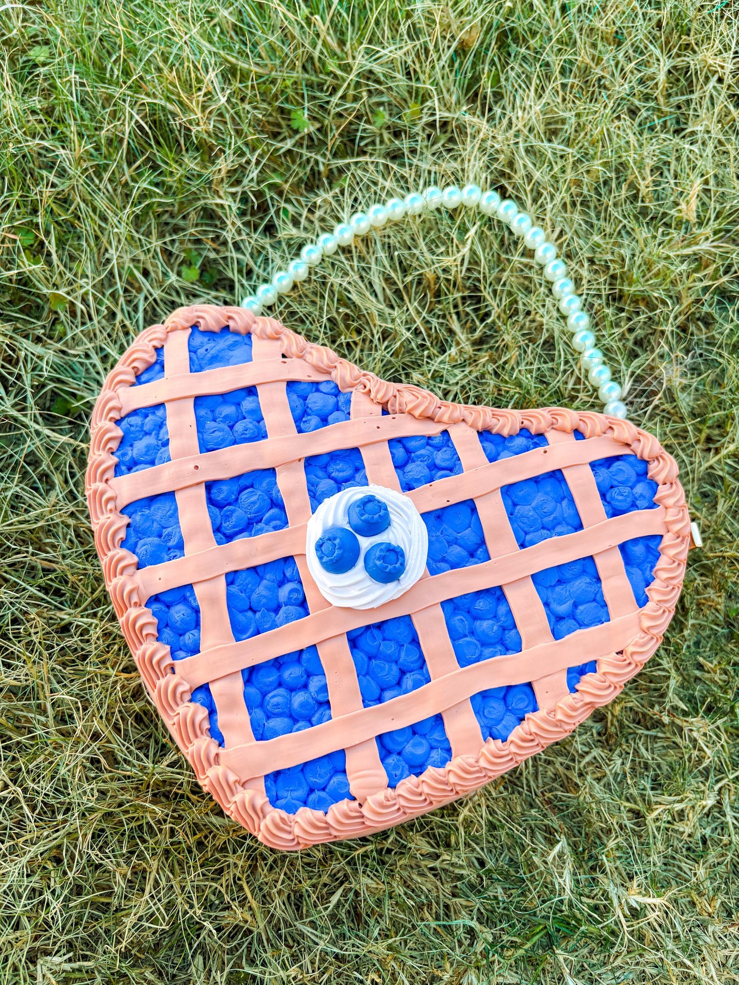 Heart Shaped Cherry Pie Purse