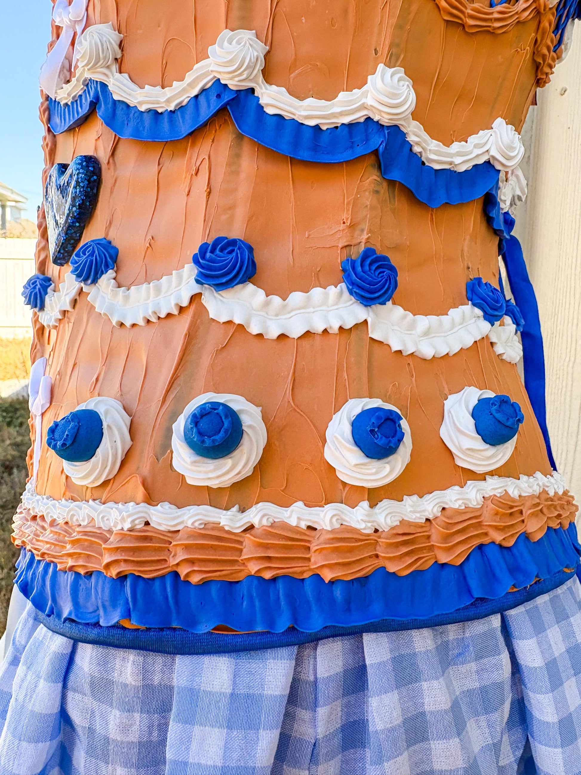 Cherry Pie Pin-Up Costume - Cherry Pie Bra and Corset Top & Red Gingham Skirt