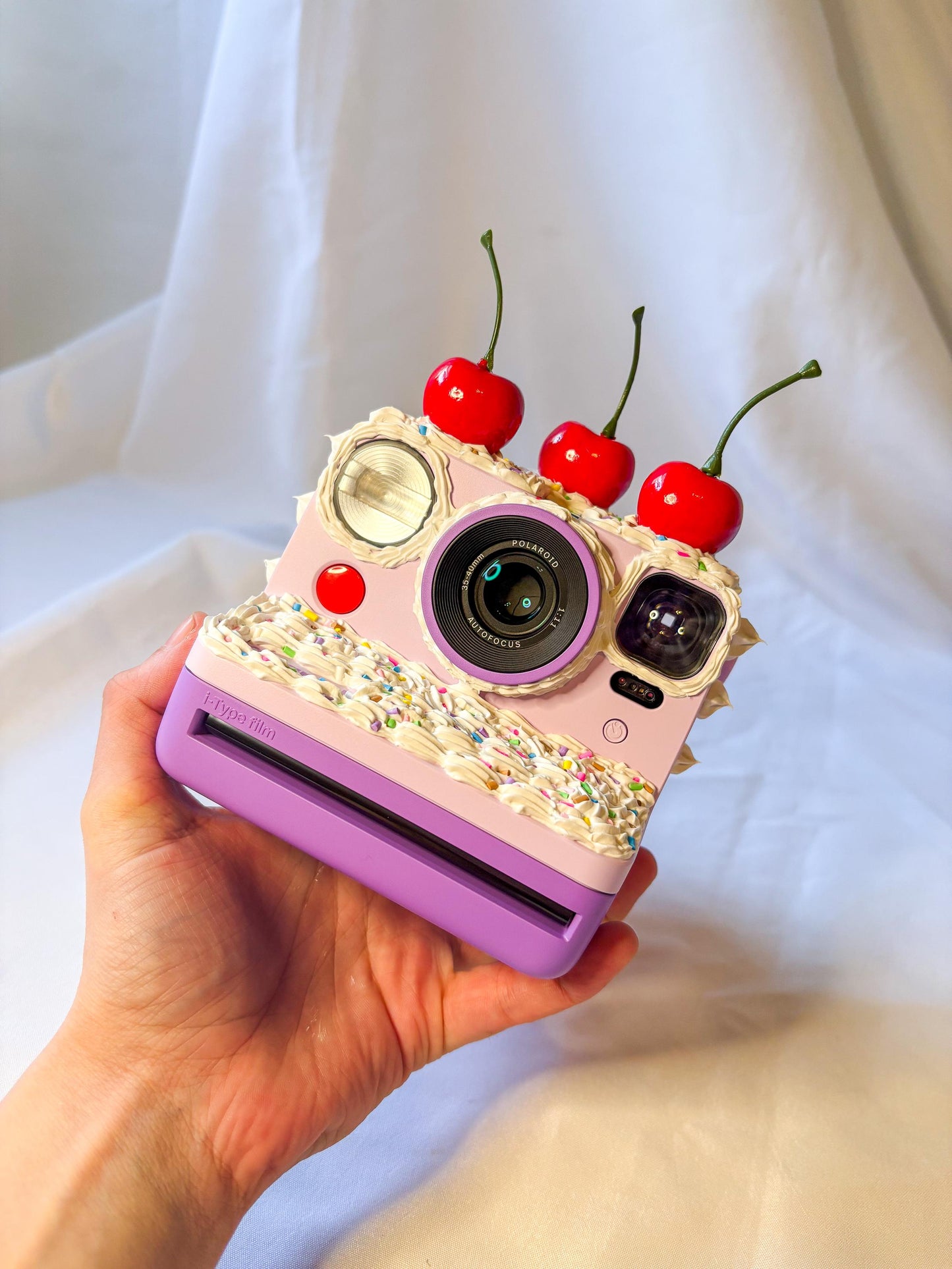 Instax and Polaroid Cake Cameras