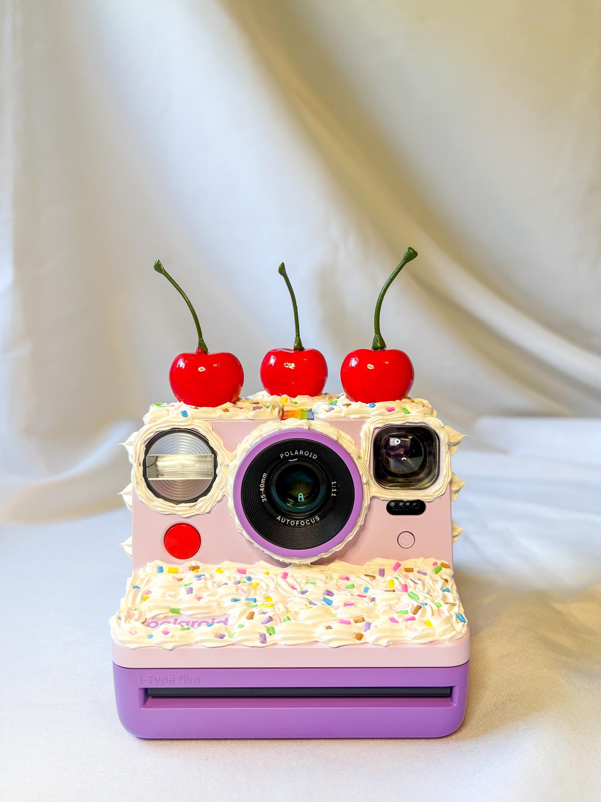 Instax and Polaroid Cake Cameras