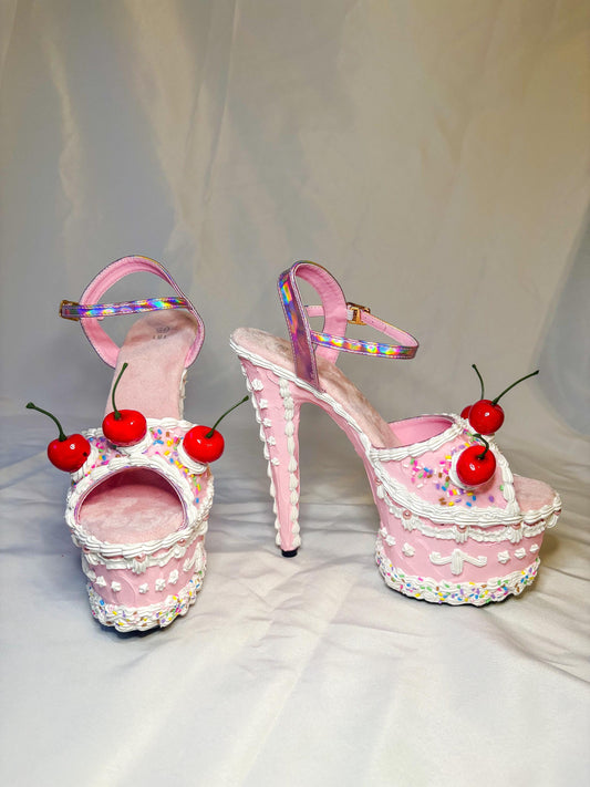Customizable Cake Platform Heels | 7” Pleaser Pole Dancing Shoes