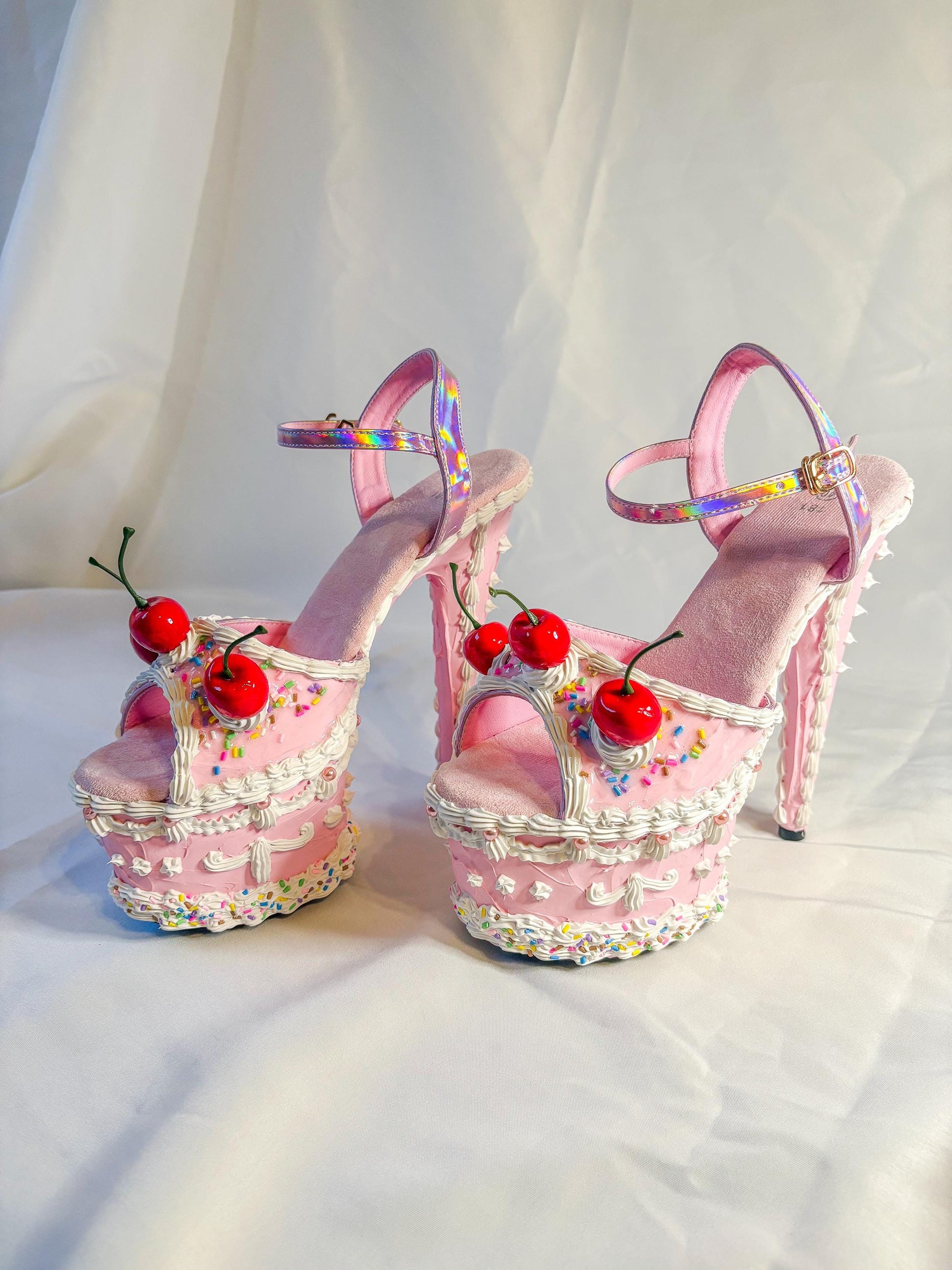 Customizable Cake Platform Heels | 7” Pleaser Pole Dancing Shoes
