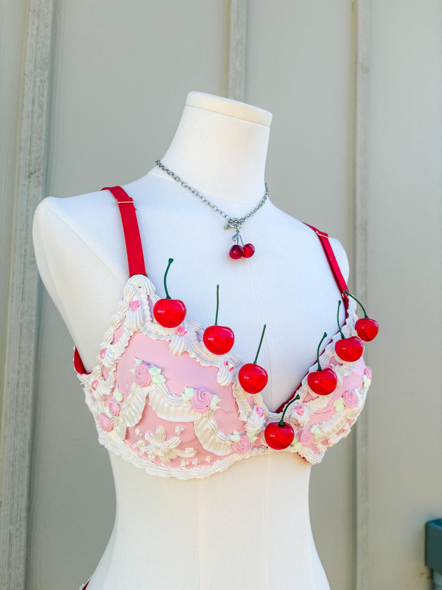 Customizable Dessert Couture Lingerie – Cherry Cake Set