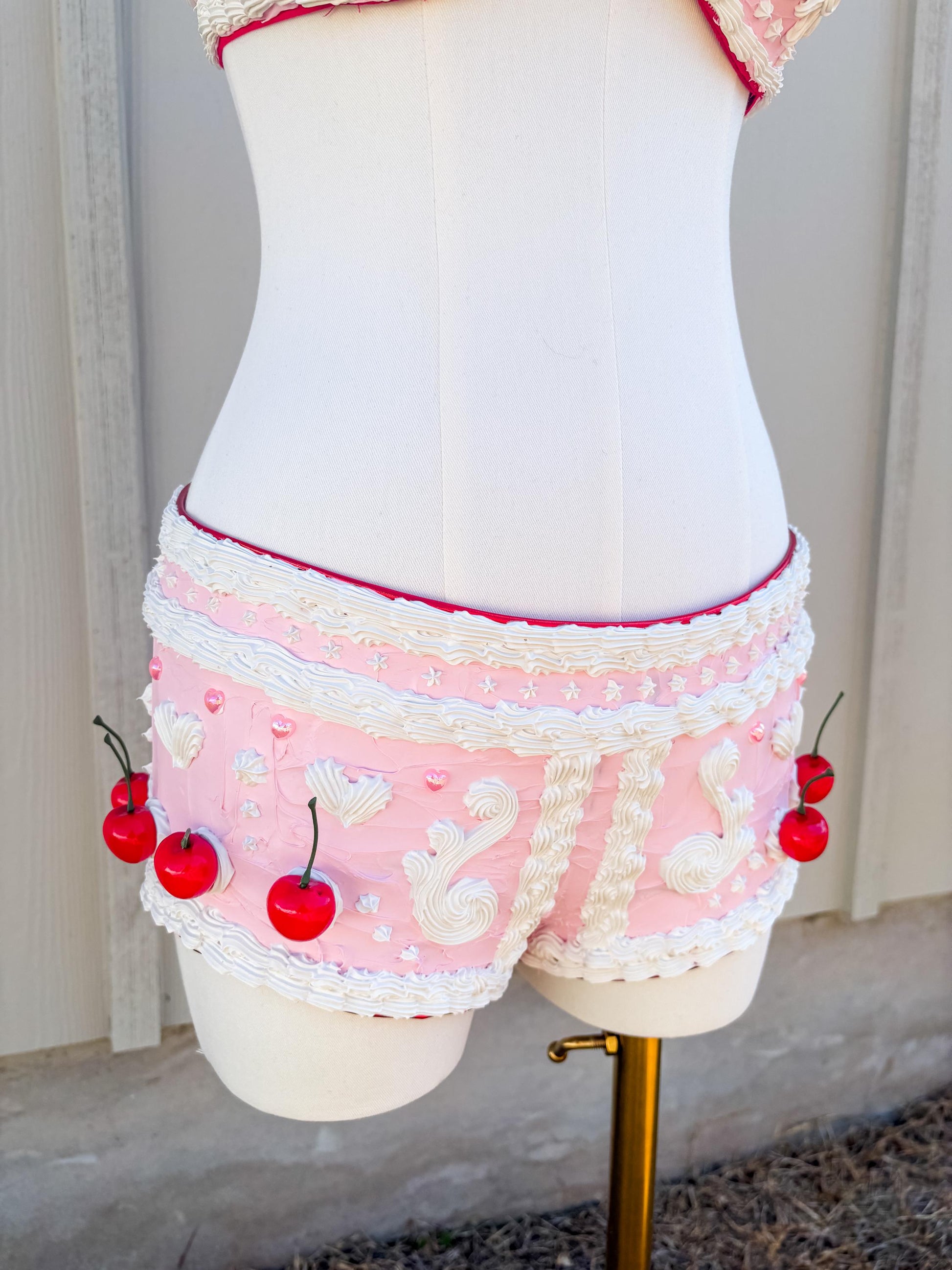 Customizable Dessert Couture Lingerie – Cherry Cake Set
