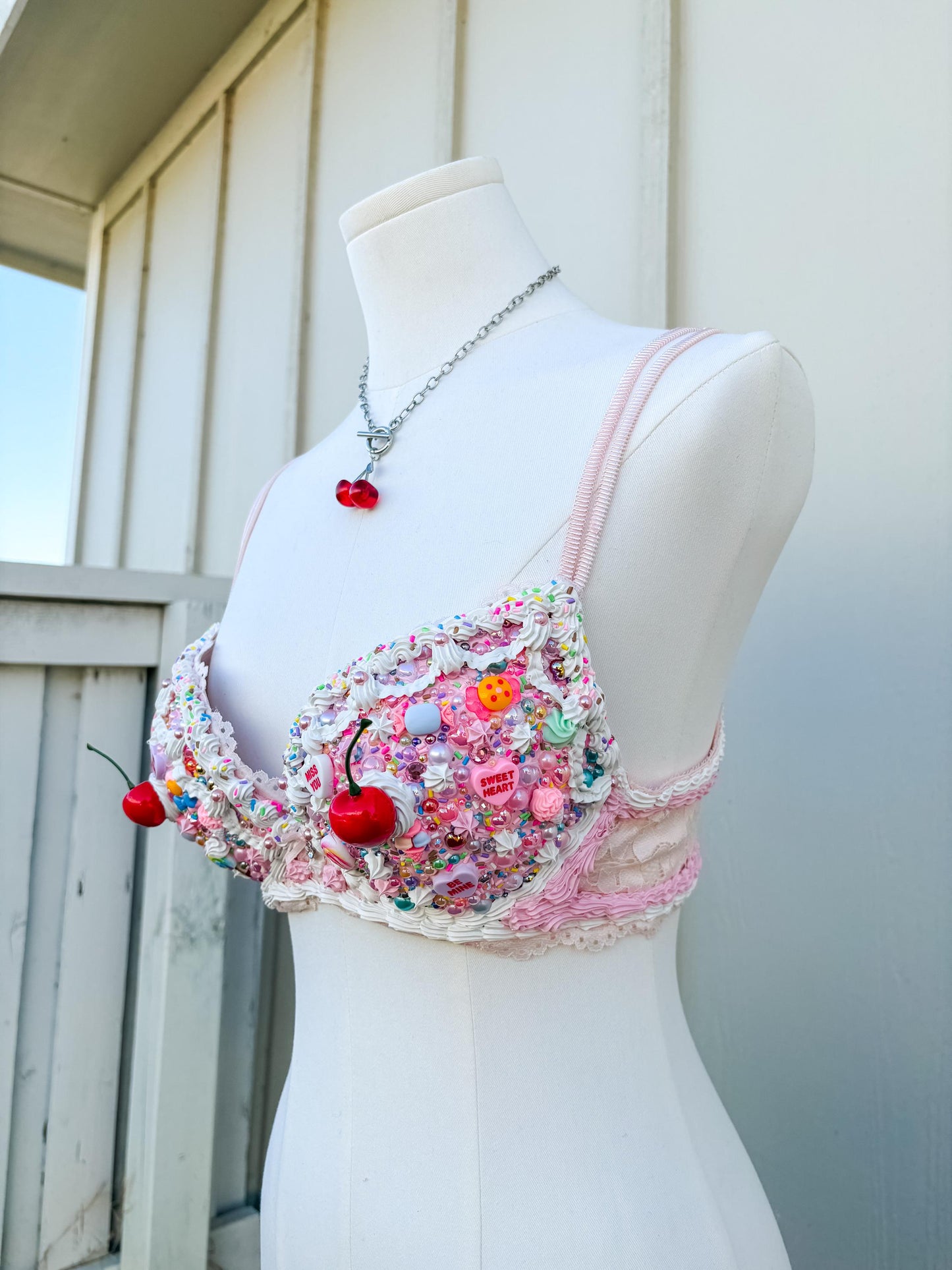 Customizable Dessert Bras - Cake Bra, Blueberry Pie Bra, Cherry Pie Bra, Ice Cream Cone Bra, Cupcake Bra