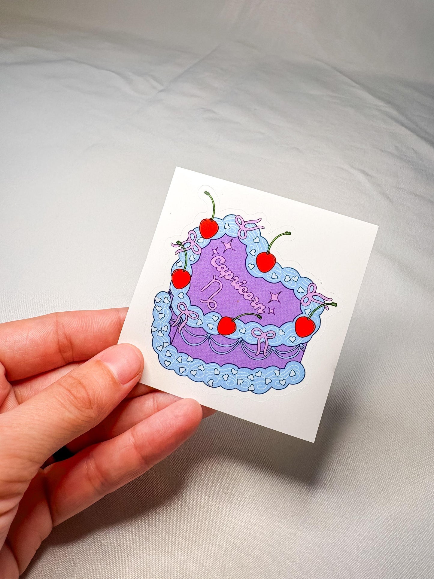 Cake Zodiac Sign Stickers