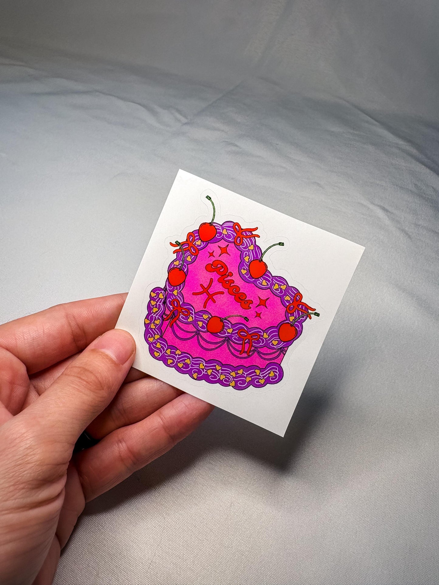 Cake Zodiac Sign Stickers