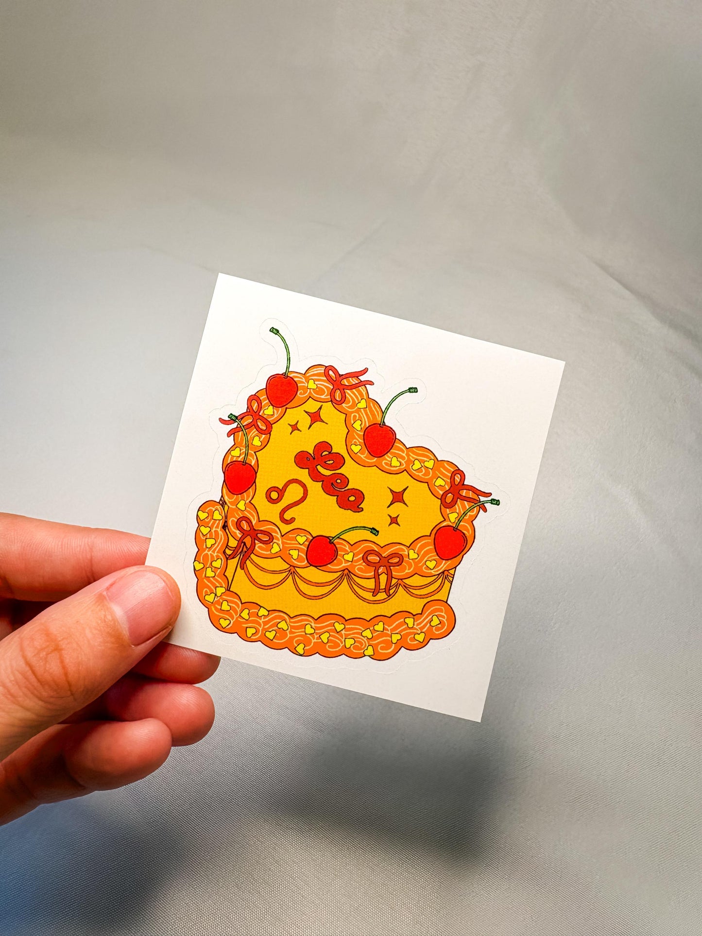 Cake Zodiac Sign Stickers
