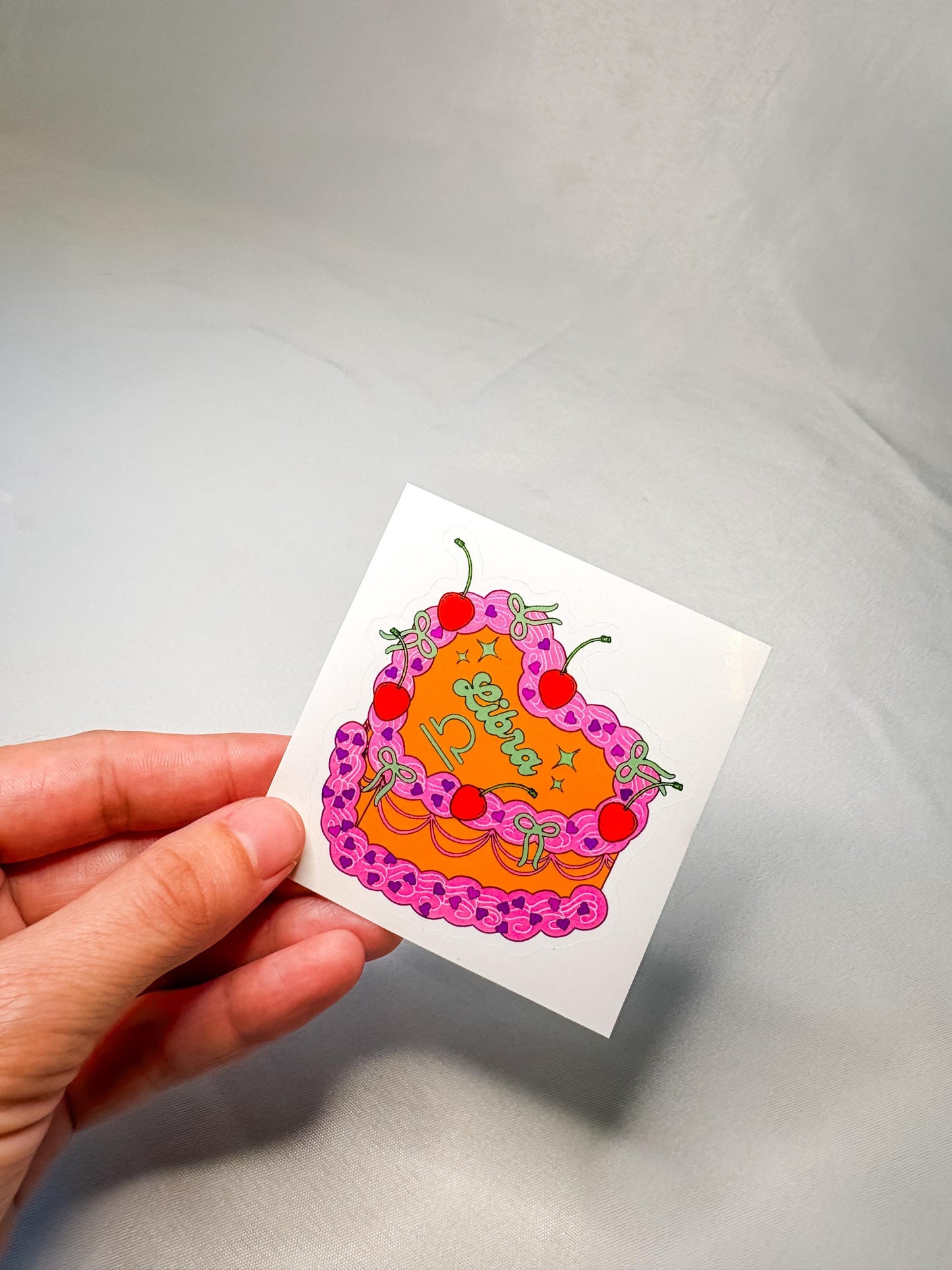 Cake Zodiac Sign Stickers