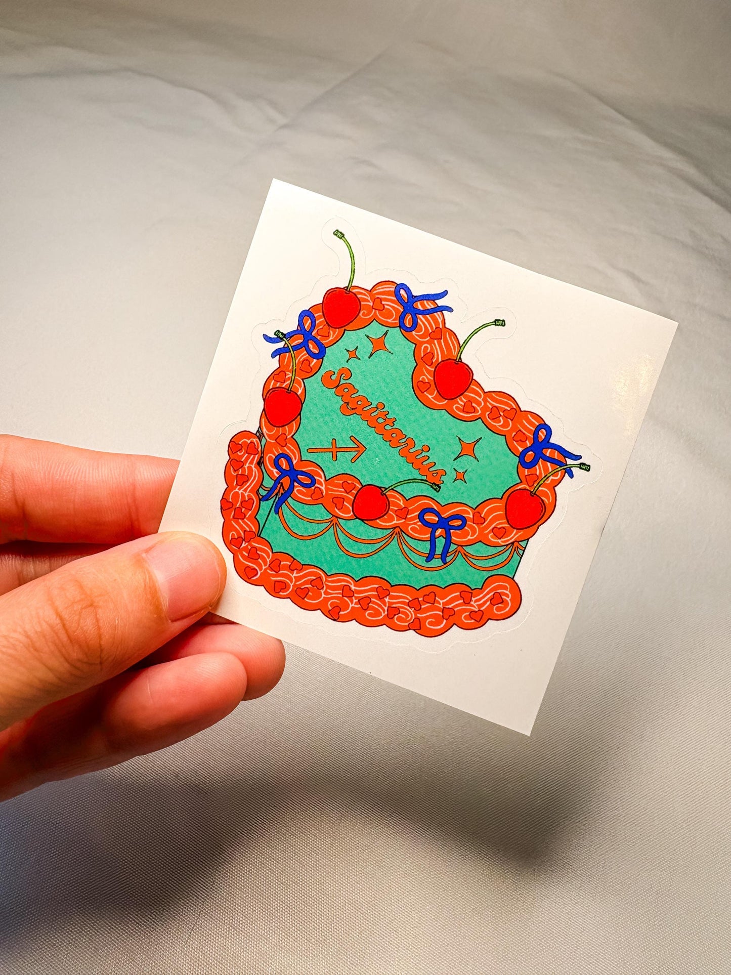 Cake Zodiac Sign Stickers