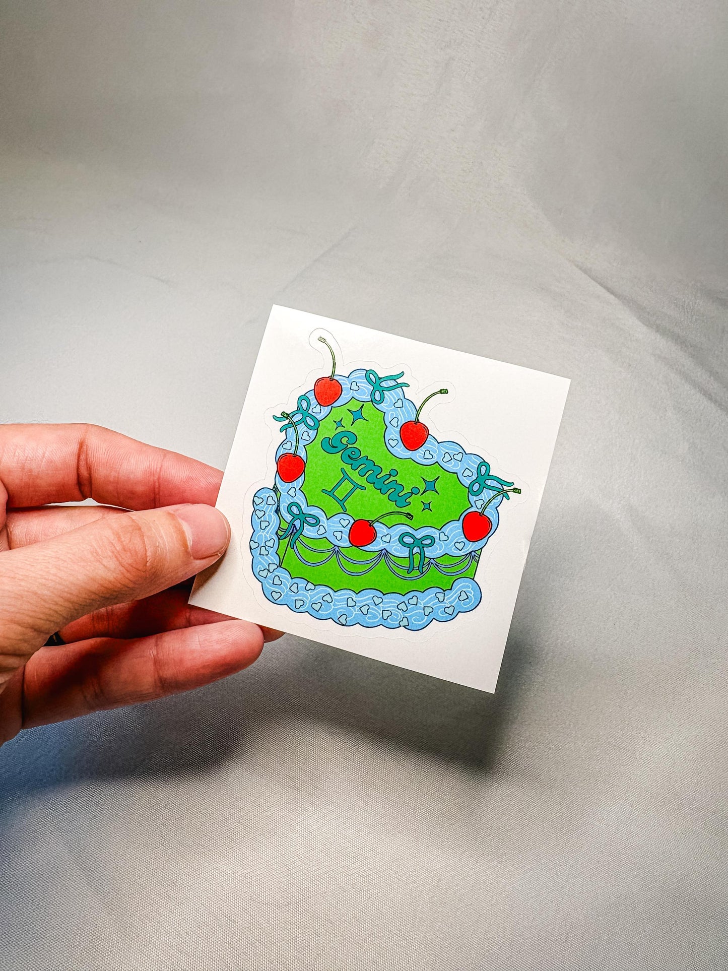 Cake Zodiac Sign Stickers