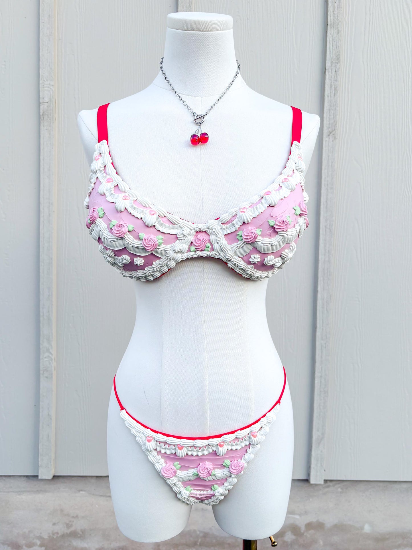 Customizable Dessert Couture Lingerie – Cherry Cake Set