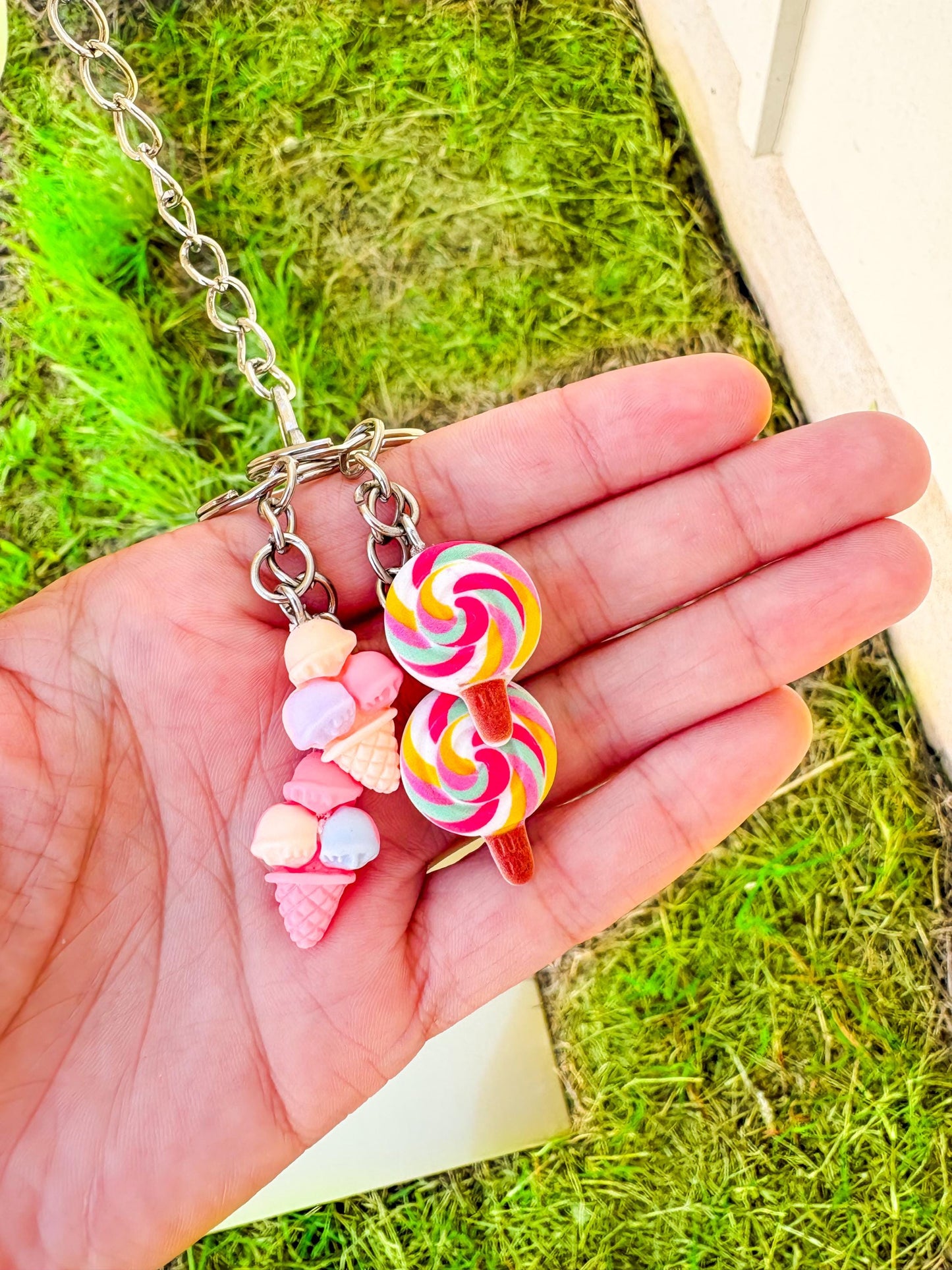 Candy Charm Waist Chain Belt – Kawaii Dessert Body Chain | Festival Jewelry, Rave Outfit, Y2K Charm Belt