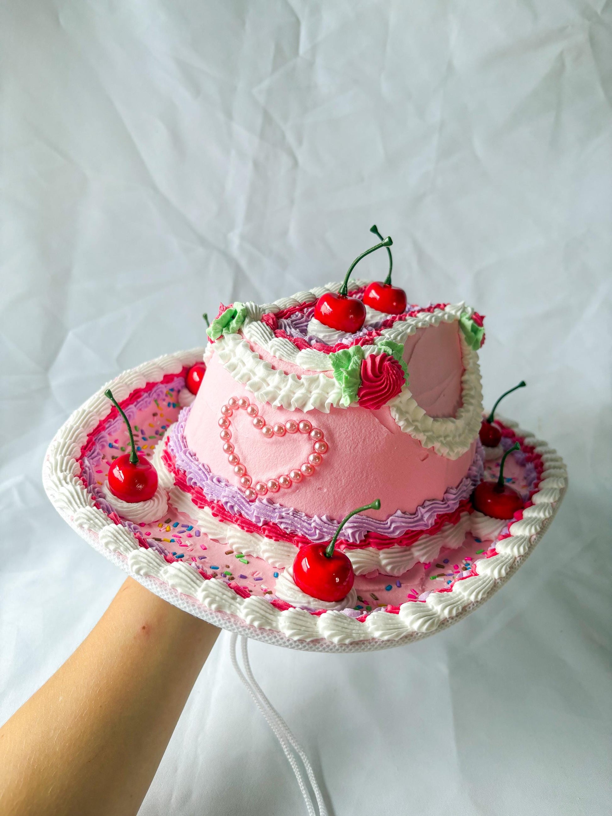 Customizable Faux Cake Cowboy Hat