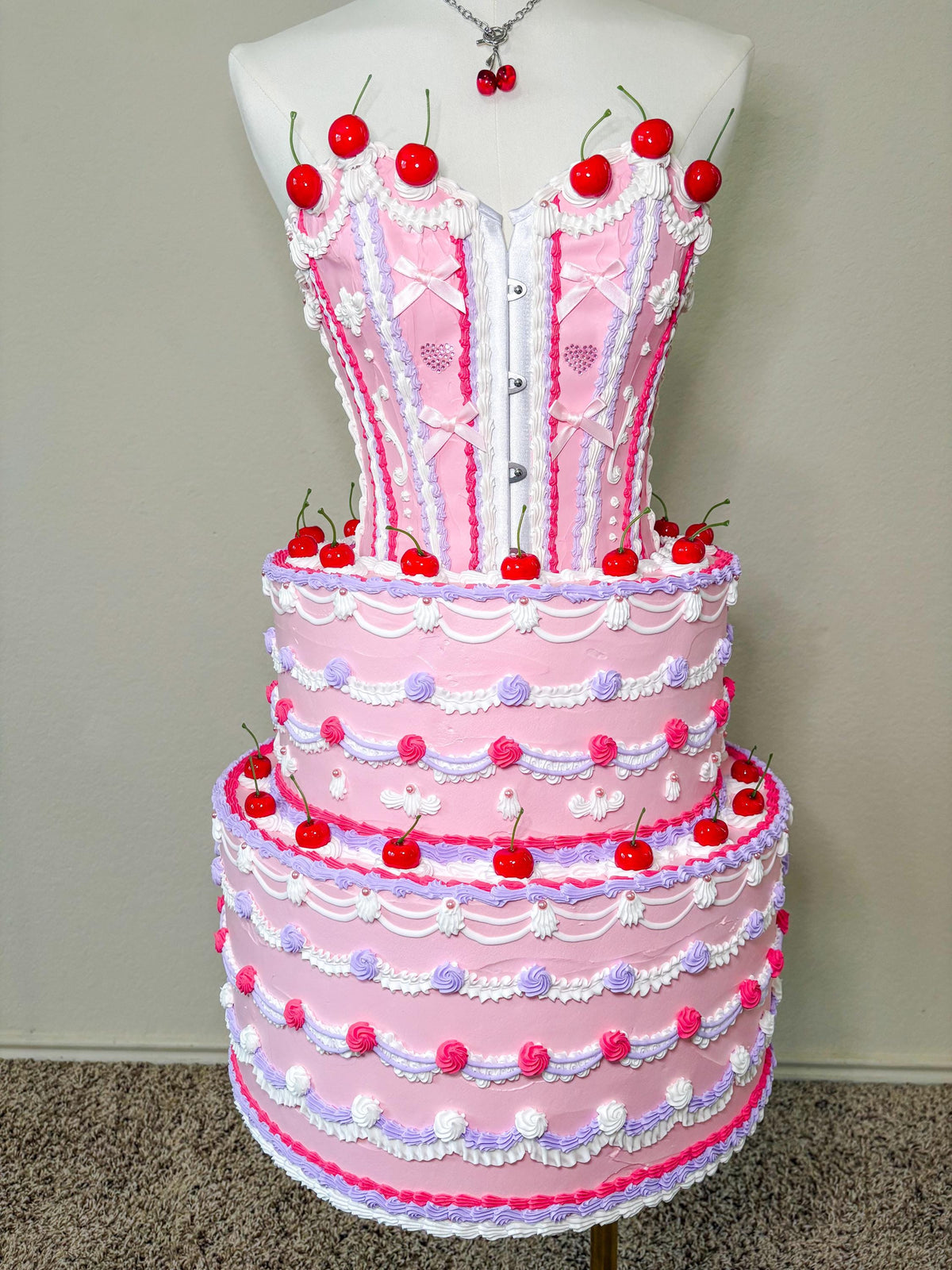 Fake Cake Tiered Skirt and Corset