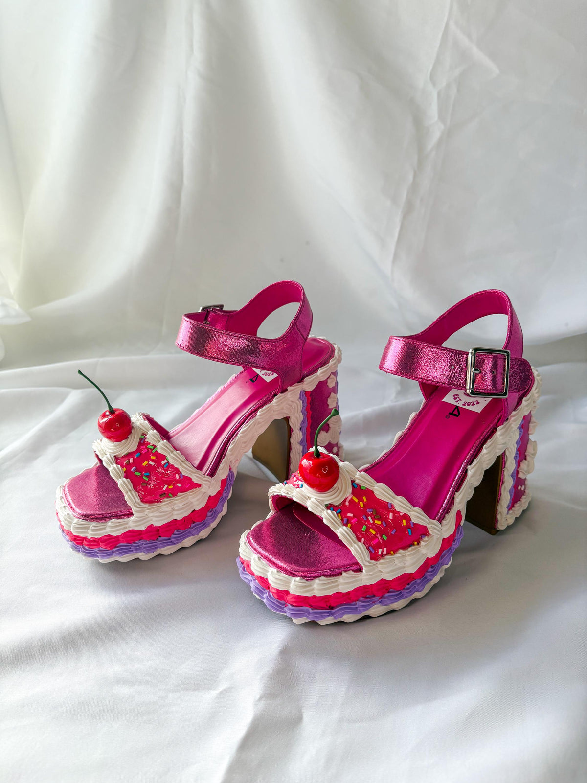 Fake Cake Platform Heels
