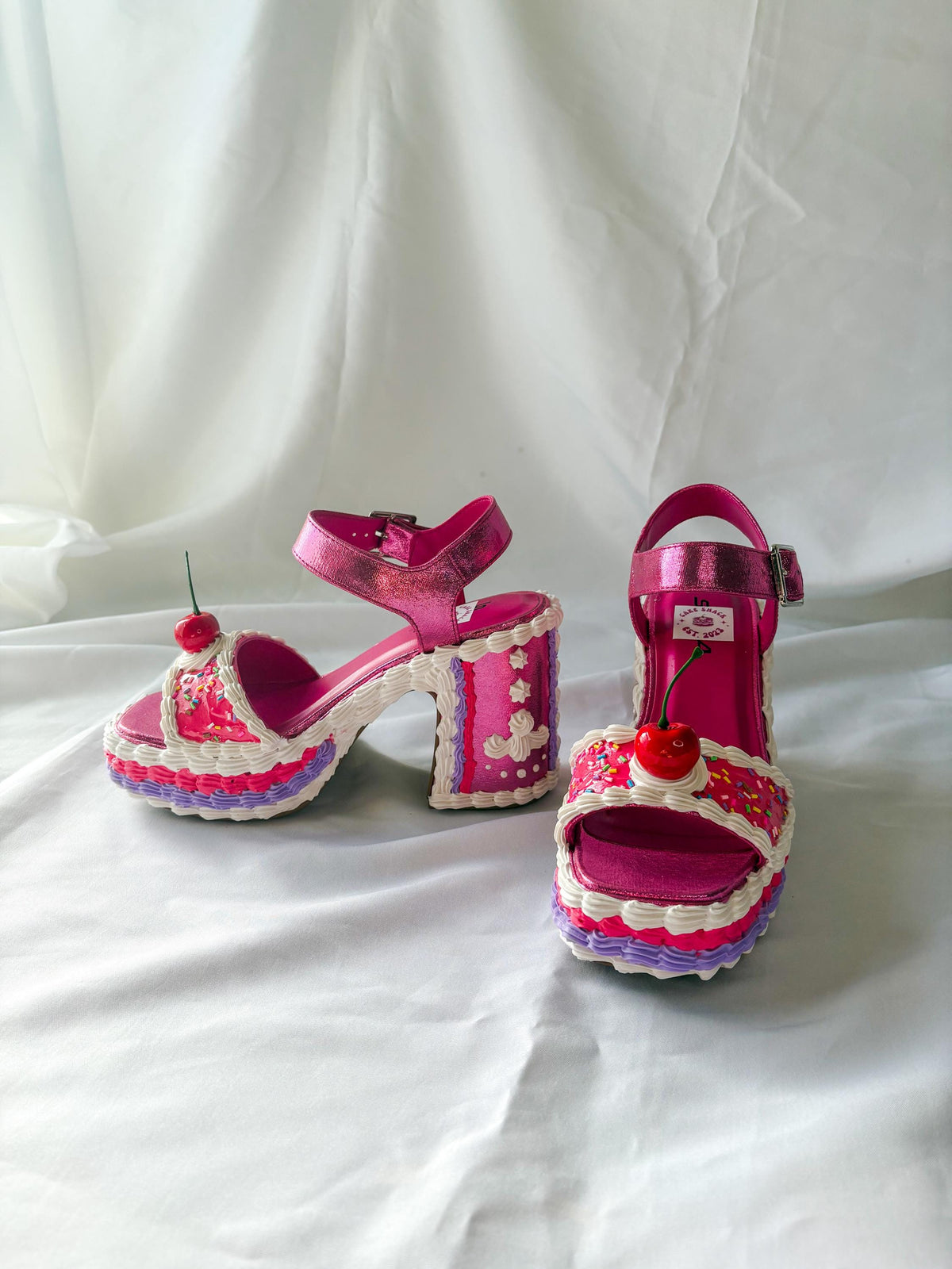 Fake Cake Platform Heels