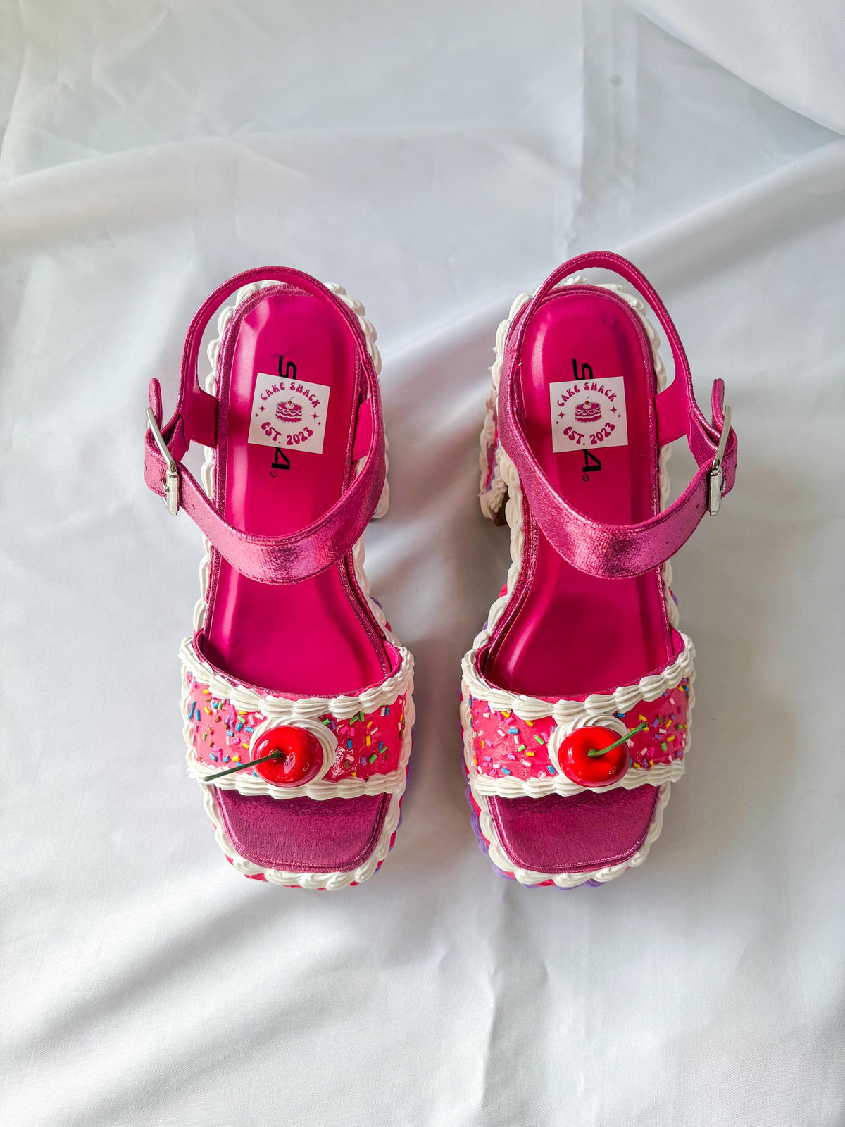 Fake Cake Platform Heels