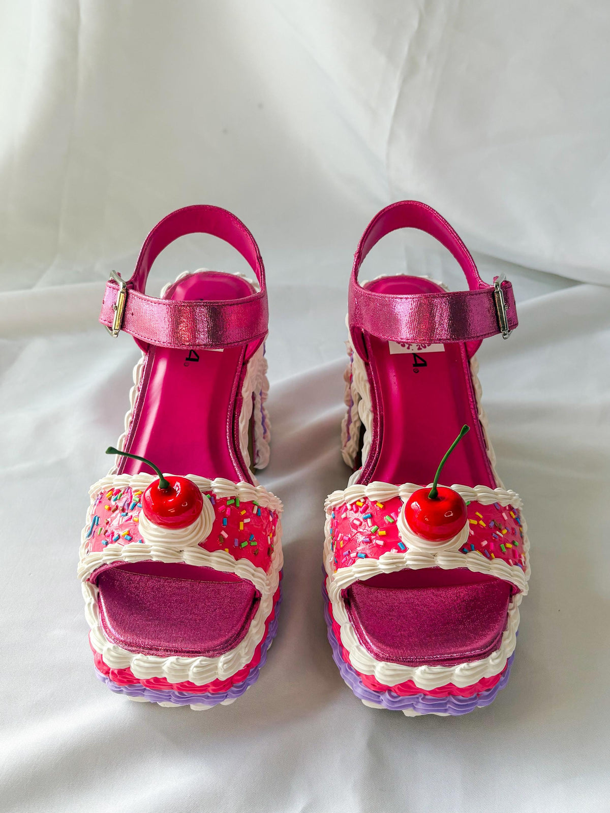 Fake Cake Platform Heels