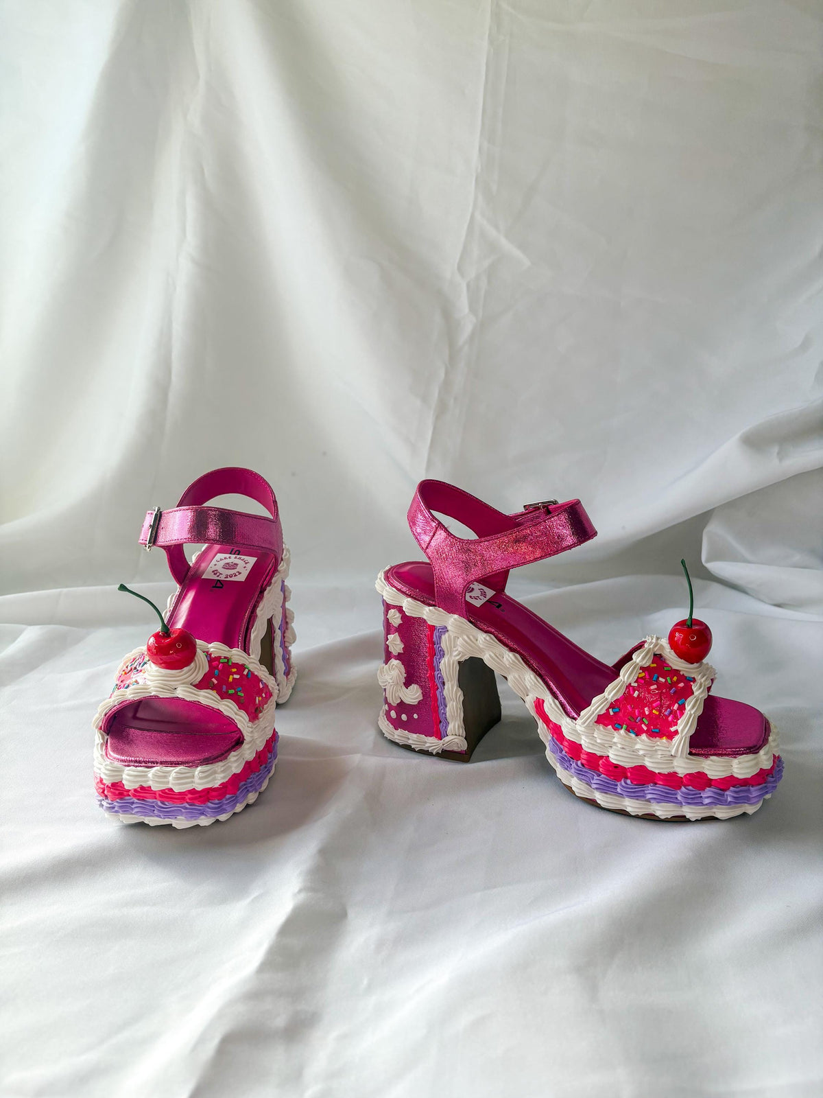 Fake Cake Platform Heels