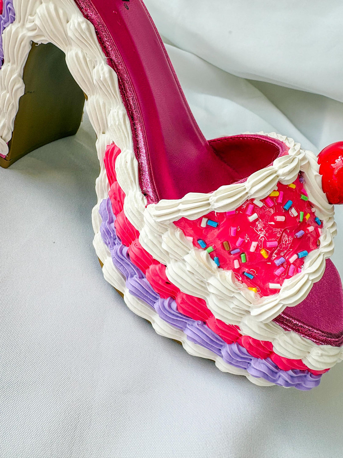 Fake Cake Platform Heels