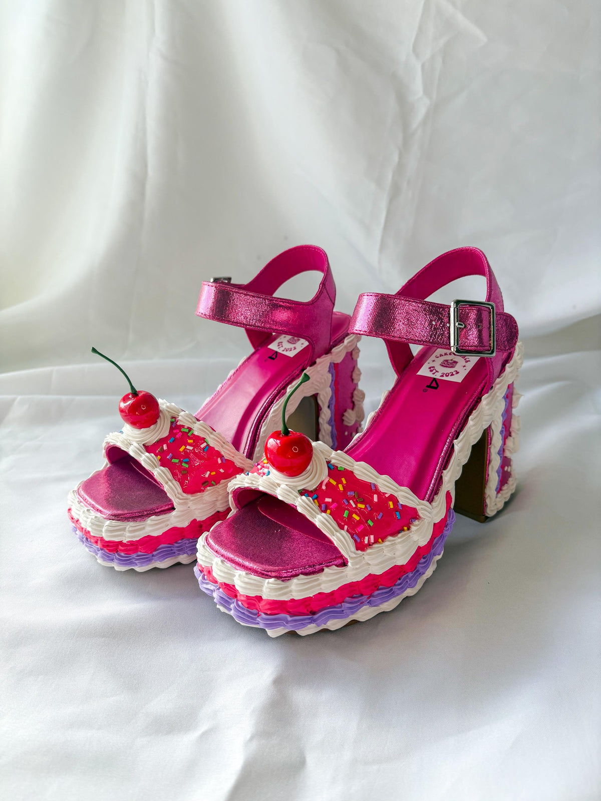 Fake Cake Platform Heels