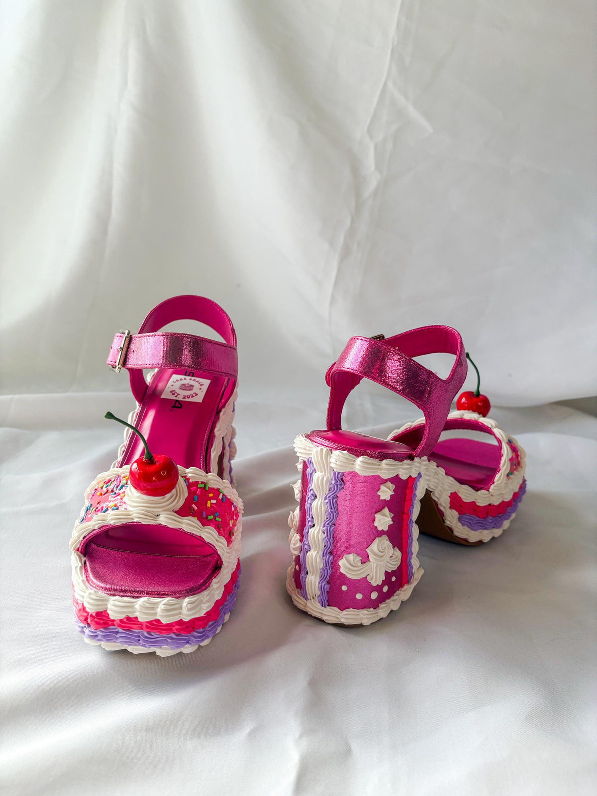 Fake Cake Platform Heels