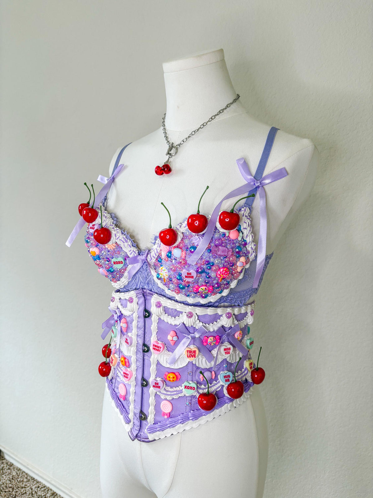 Customizable Cake Waist Corset | Dessert-Inspired Waist Corset | Wearable Cake Art | Candy Land & Cherry Cake Couture