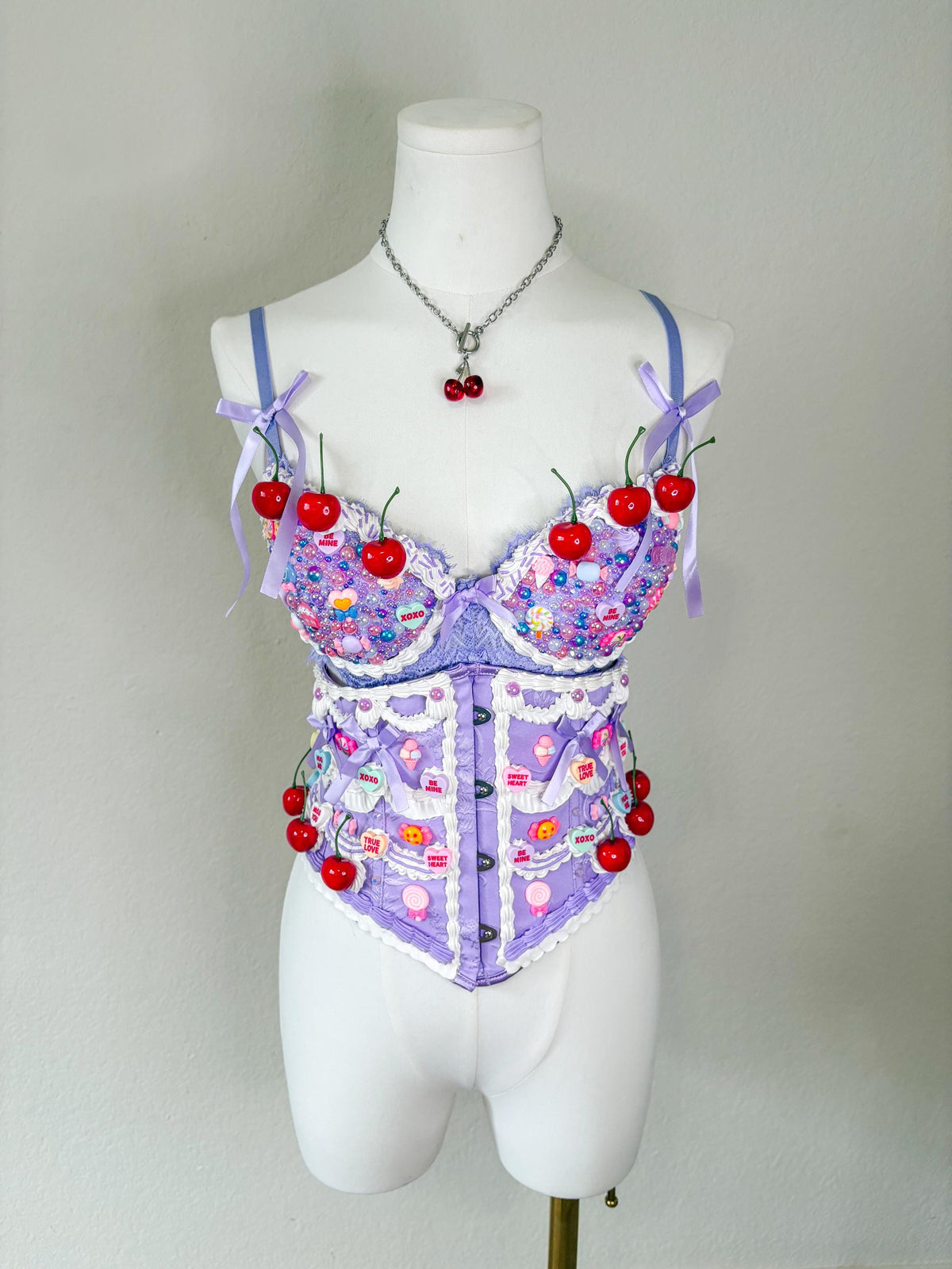 Customizable Cake Waist Corset | Dessert-Inspired Waist Corset | Wearable Cake Art | Candy Land & Cherry Cake Couture