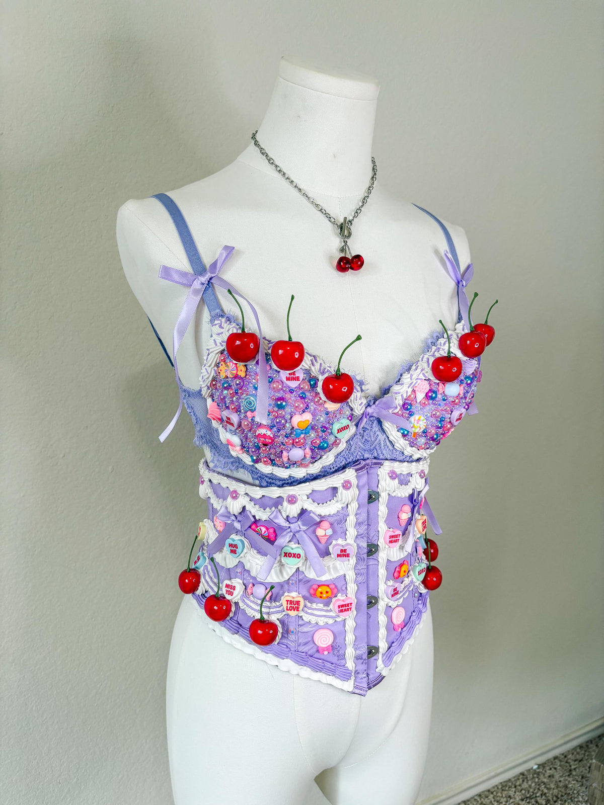 Customizable Cake Waist Corset | Dessert-Inspired Waist Corset | Wearable Cake Art | Candy Land & Cherry Cake Couture
