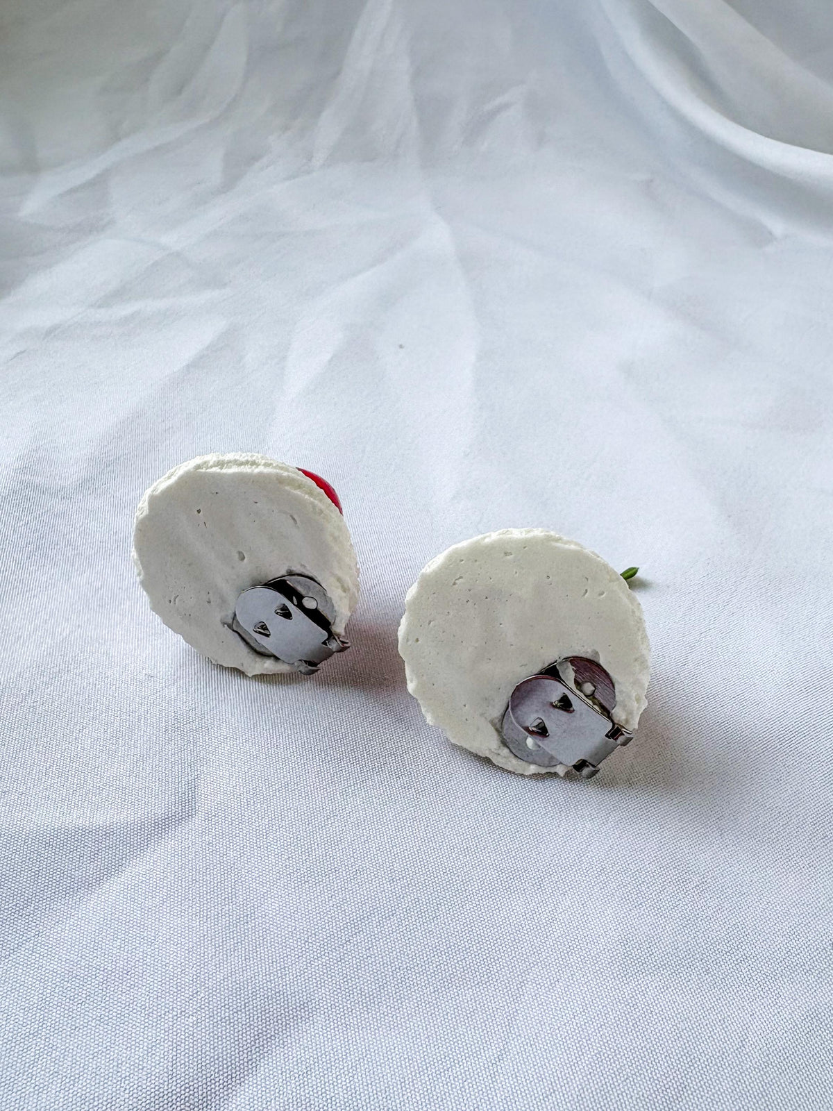 Cherry & Strawberry Cake Shoe Clips – Faux Frosting Dessert Shoe Charms