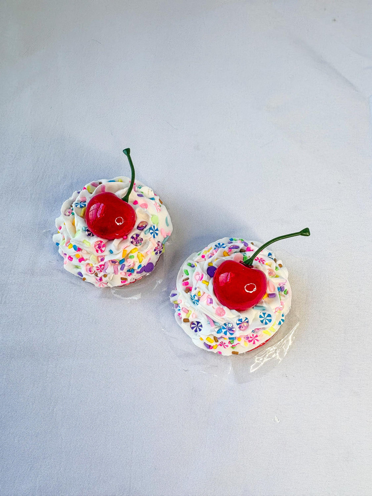 Whipped Cream Pasties with Cherry – Handmade Cake-Inspired Nipple Covers | Kawaii Dessert Lingerie | Rave, Festival, Boudoir Accessory