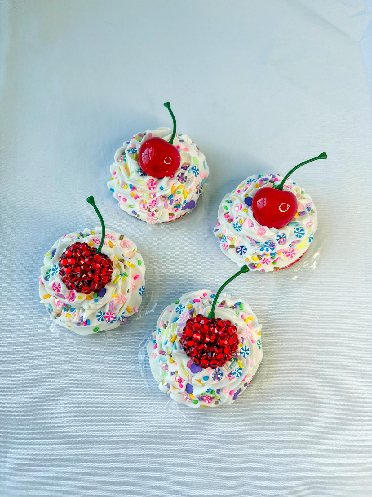 Whipped Cream Pasties with Cherry – Handmade Cake-Inspired Nipple Covers | Kawaii Dessert Lingerie | Rave, Festival, Boudoir Accessory