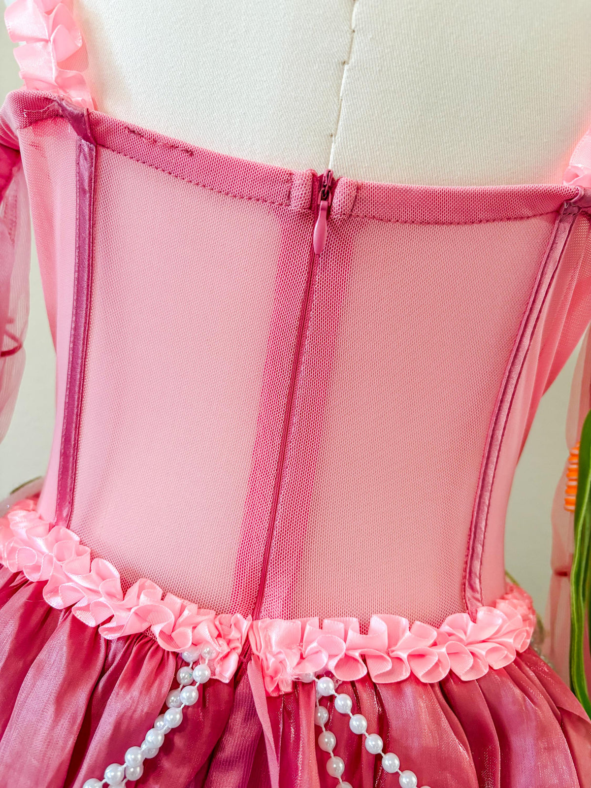 Cake & Candy Fairy Costume – Pink Dessert Dress with Matching Fairy Wings