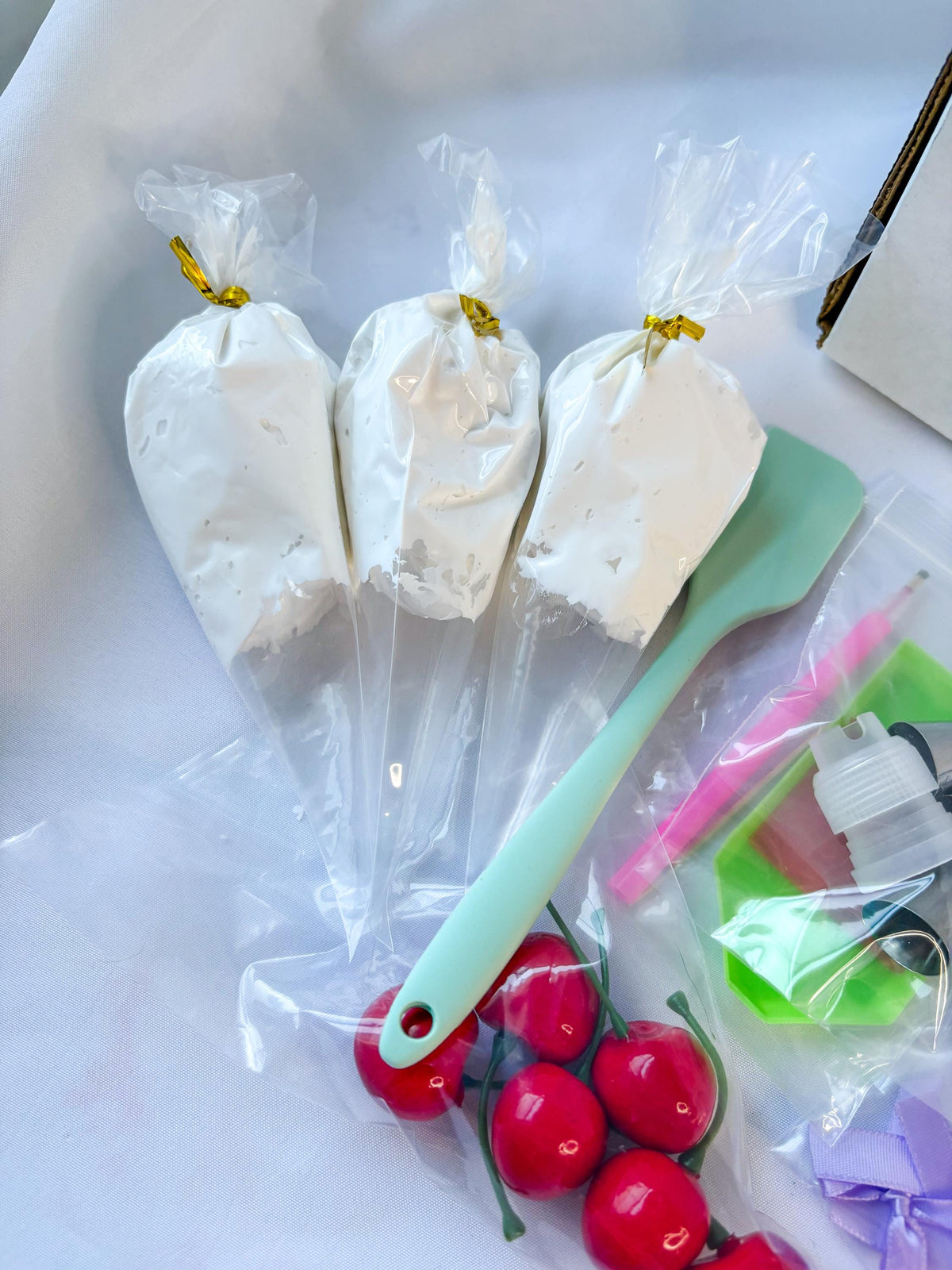 DIY Bedazzled Cake Bra Kit - Custom Faux Frosting, Beads & Candy Charms - Decorate Your Own Cake Bra Customizable