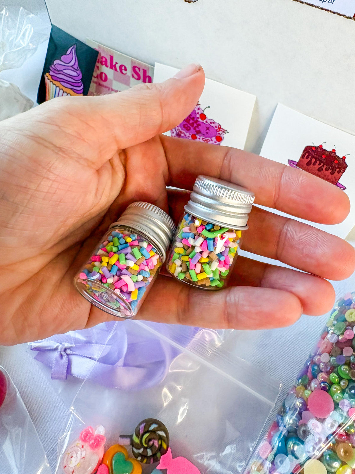 DIY Bedazzled Cake Bra Kit - Custom Faux Frosting, Beads & Candy Charms - Decorate Your Own Cake Bra Customizable