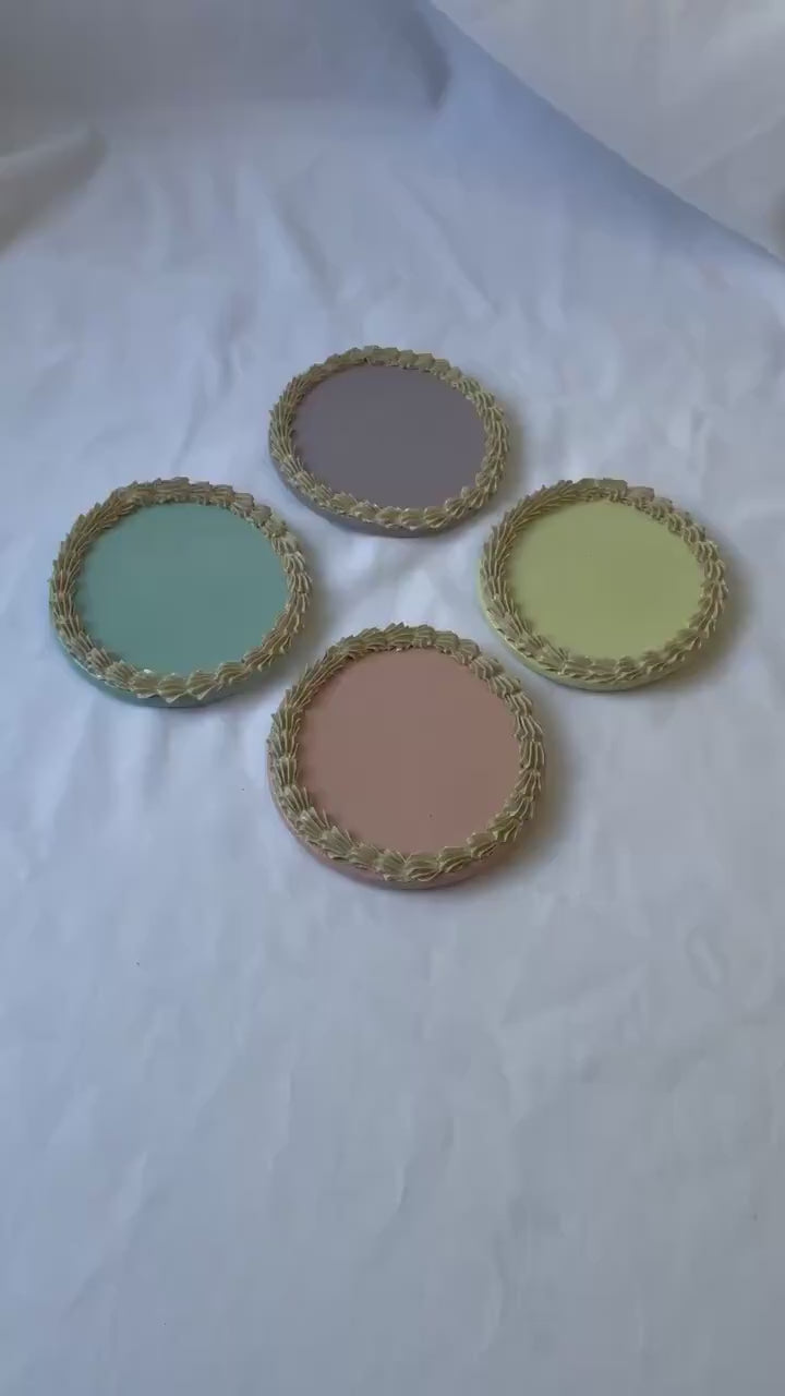 Ceramic “Cake” Coasters