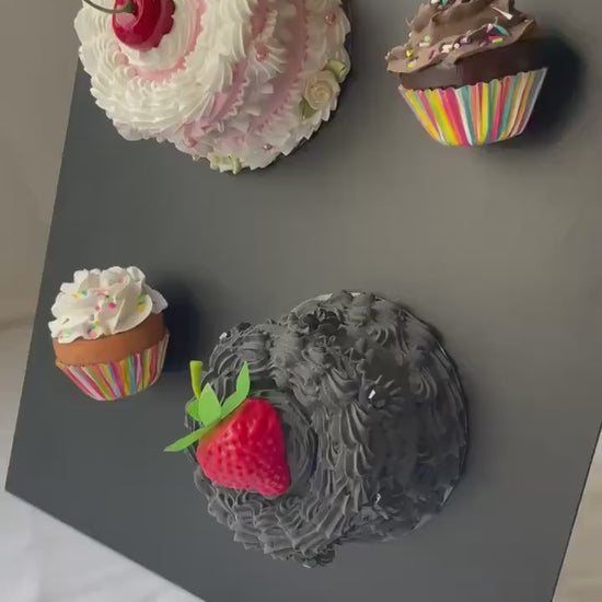 Customizable Mini Fake Cake Magnets