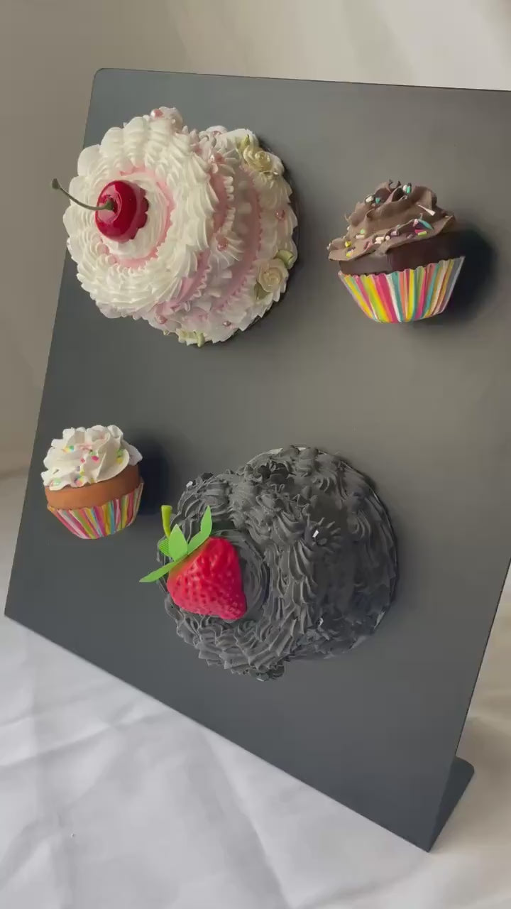 Customizable Mini Fake Cake Magnets