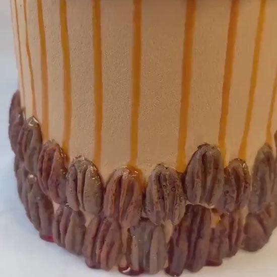 Fake Pecan Pie Tissue Holder