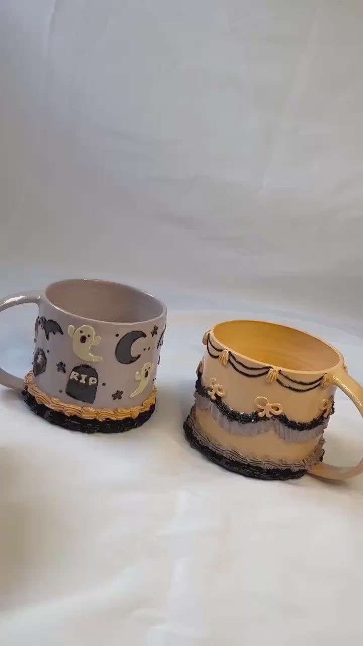 Halloween Ceramic Cake Mug
