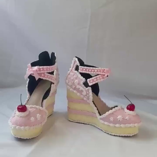 Fake Vanilla Cake Wedges