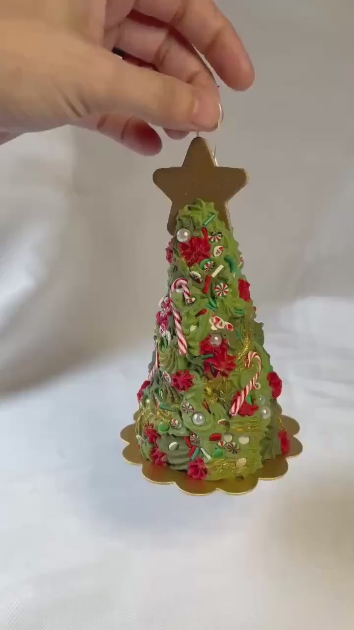 Fake Cake Picture Frame and Christmas Tree Ornaments