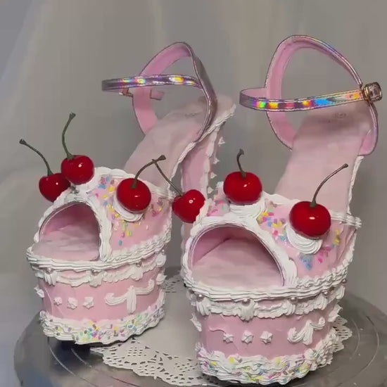 Customizable Cake Platform Heels | 7” Pleaser Pole Dancing Shoes