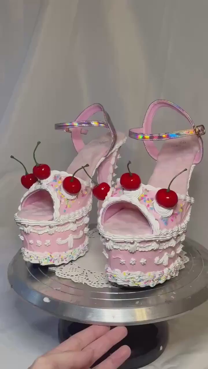 Customizable Cake Platform Heels | 7” Pleaser Pole Dancing Shoes