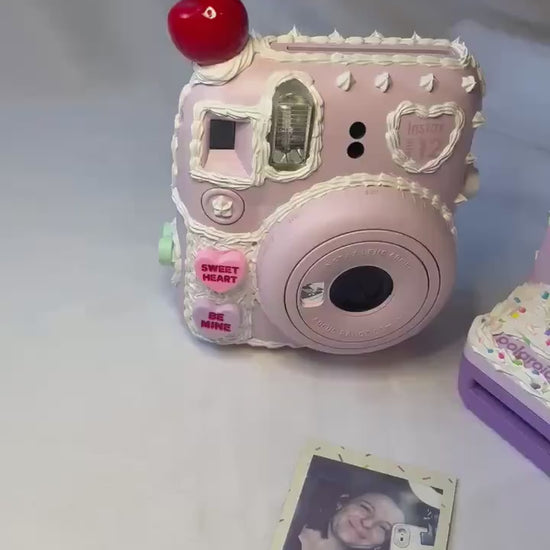 Instax and Polaroid Cake Cameras